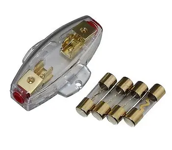 

FREE 40A AGU FUSE 4 / 8 GAUGE AGU FUSE HOLDER GOLD PLATED SKFH111