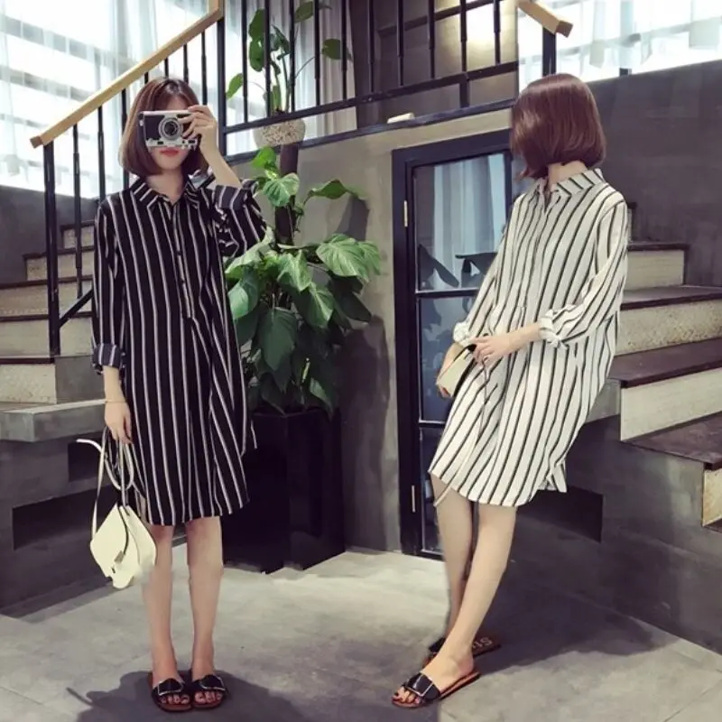 

l-4XL Maternity Shirt Maternity Blouses Spring Summer Big Size Maternity Shirts Top Clothes For Pregnant Women New