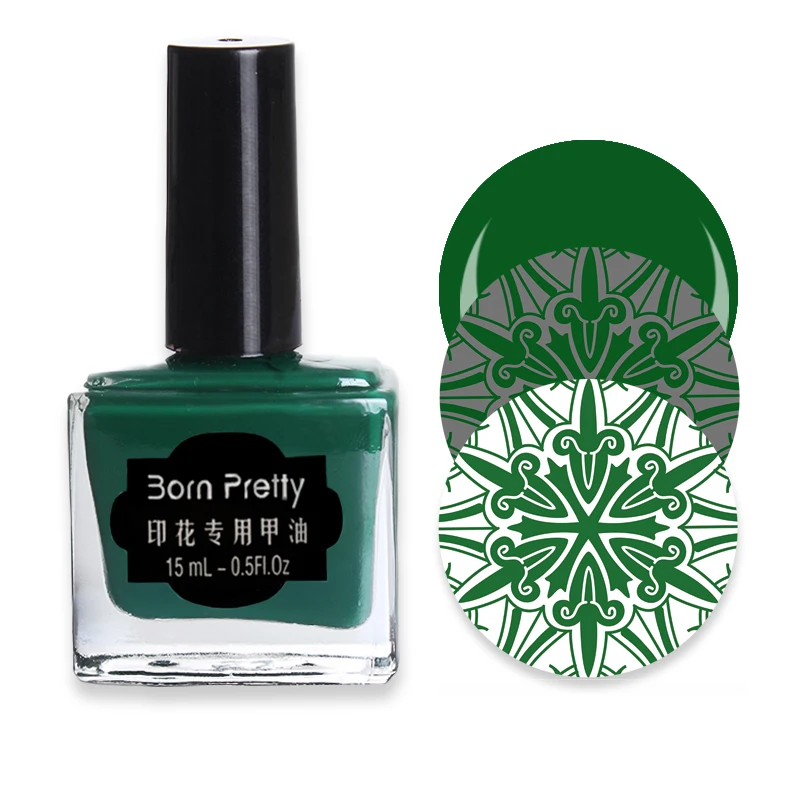 BORN PRETTY 15 мл/6 мл чистые цвета ногтей лак для стемпинга сладкий стиль стемпинг ногтей покрытие 72 Цвета Доступные лаки для ногтей