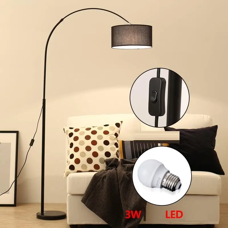 Lambader Aydinlatma Piantana Sala современный абажур для кварто Lampara De Pie Stehlampe для гостиной, напольный светильник - Цвет абажура: Number  13