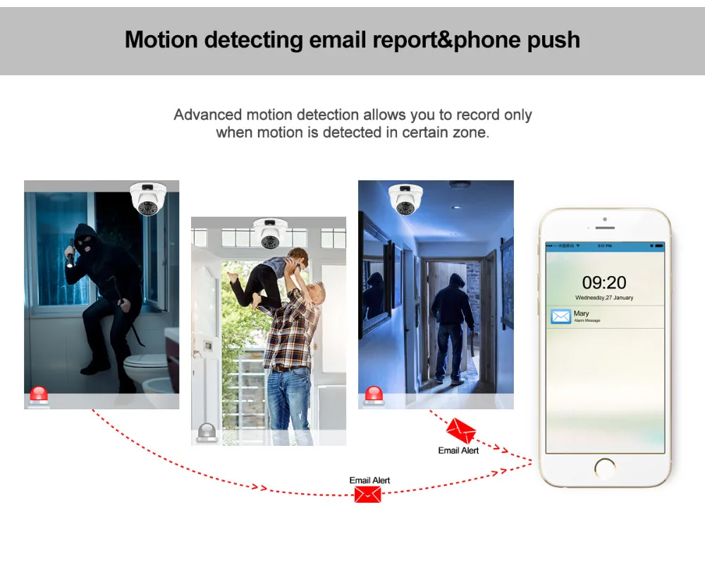 MISECU 2.8mm wide Metal IP Camera 1080P 960P 720P Vandalproof Onvif P2P Motion Detection RTSP 48V POE Surveillance CCTV Outdoor