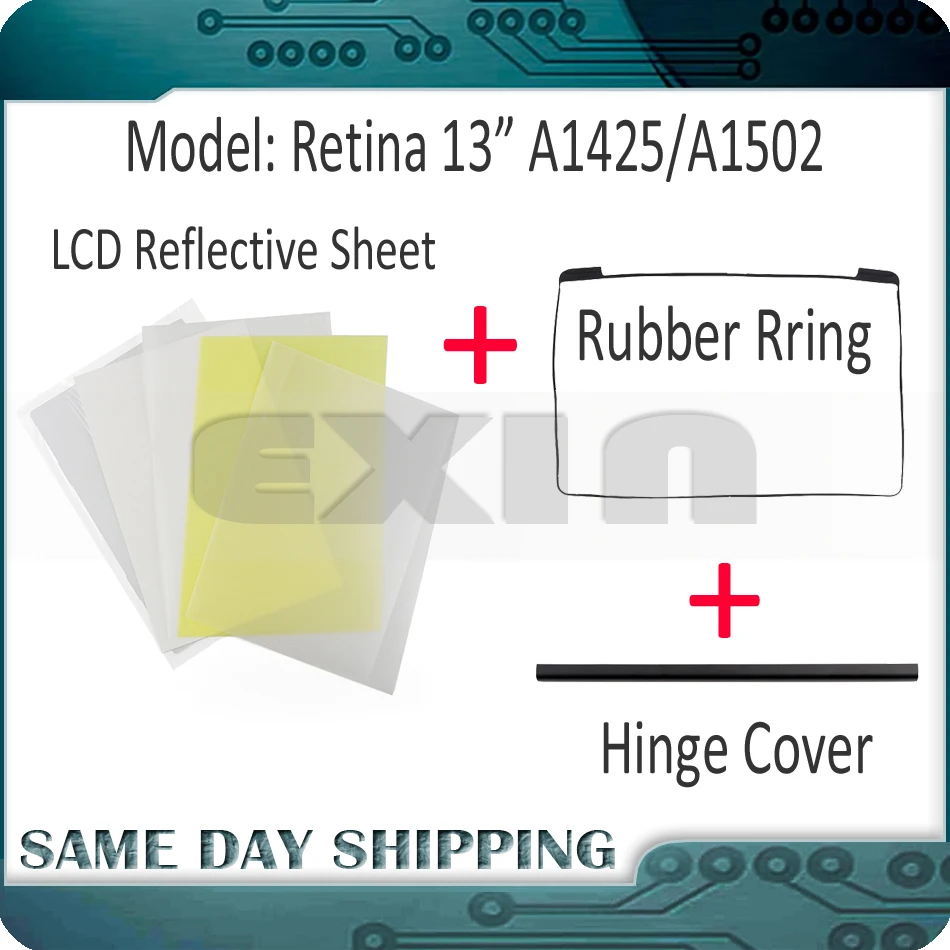 New for Macbook Pro Retina 13 A1502 A1425 LED LCD Screen Display Back Rear Reflective Sheets