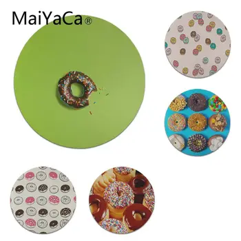 

MaiYaCa Vintage Cool donuts DIY Design Pattern Game Lockedge mousepad Size for 20x20cm 22x22cm Rubber Mousemats