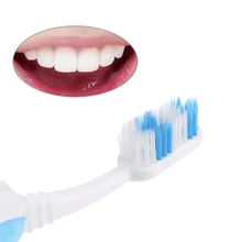 Из 2 предметов Портативный одноразовые зубные щетки Пеший Туризм зубная щетка для чистки зубов инструменты складная дорожная походная зубная щетка