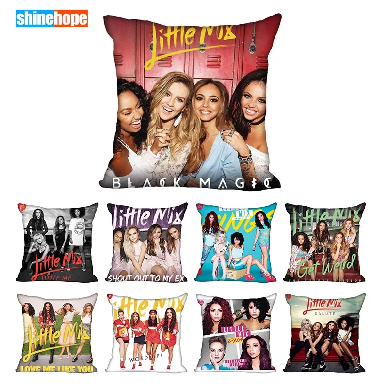 

45X45cm,40X40cm(one sides) Pillow Case Modern Home Decorative Little Mix Pillowcase For Living Room Pillow Cover