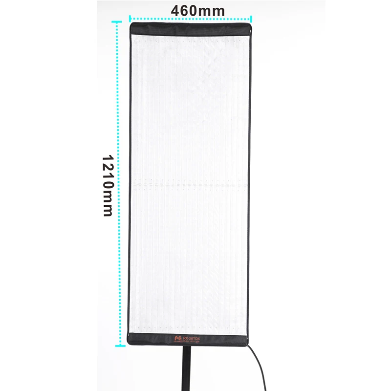 Falcon Eyes LED Photography Lighting 250W Bi-Color Studio Video Movie Light Selfie Flexible Lamp Support Remote Control RX-36TDX