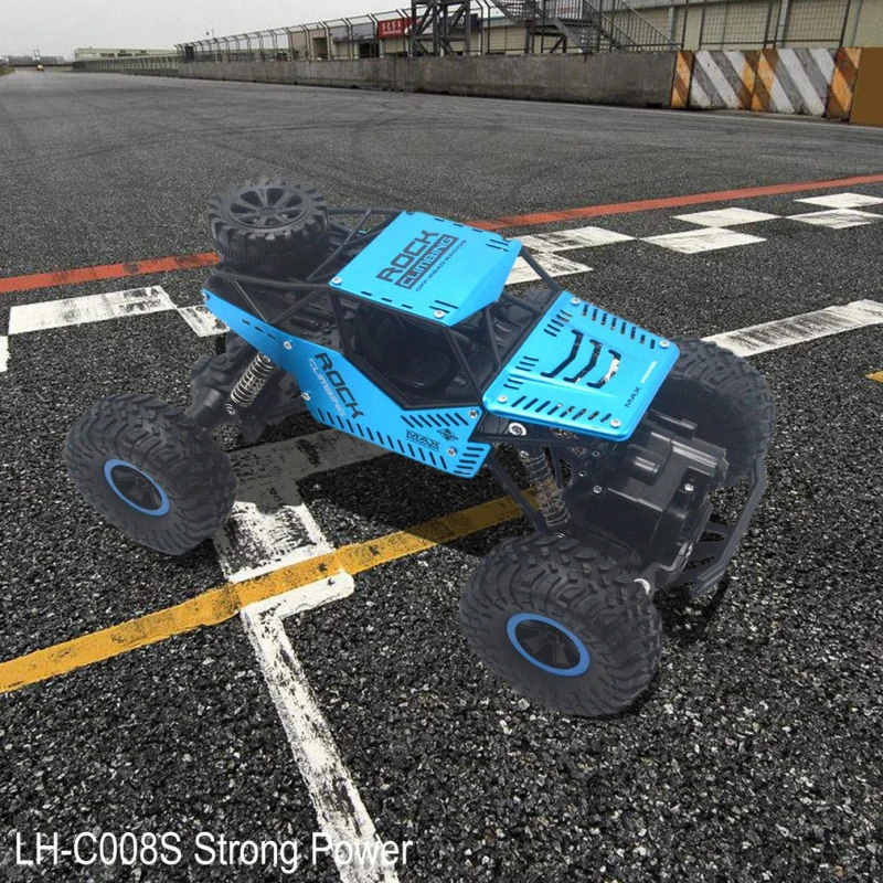 2,4 ГГц сильная мощность 4WD машина из сплава RC Off-road Rock взбирающийся гусеничный автоматическое устройство игрушки пульт дистанционного управления автомобиль для детей подарок