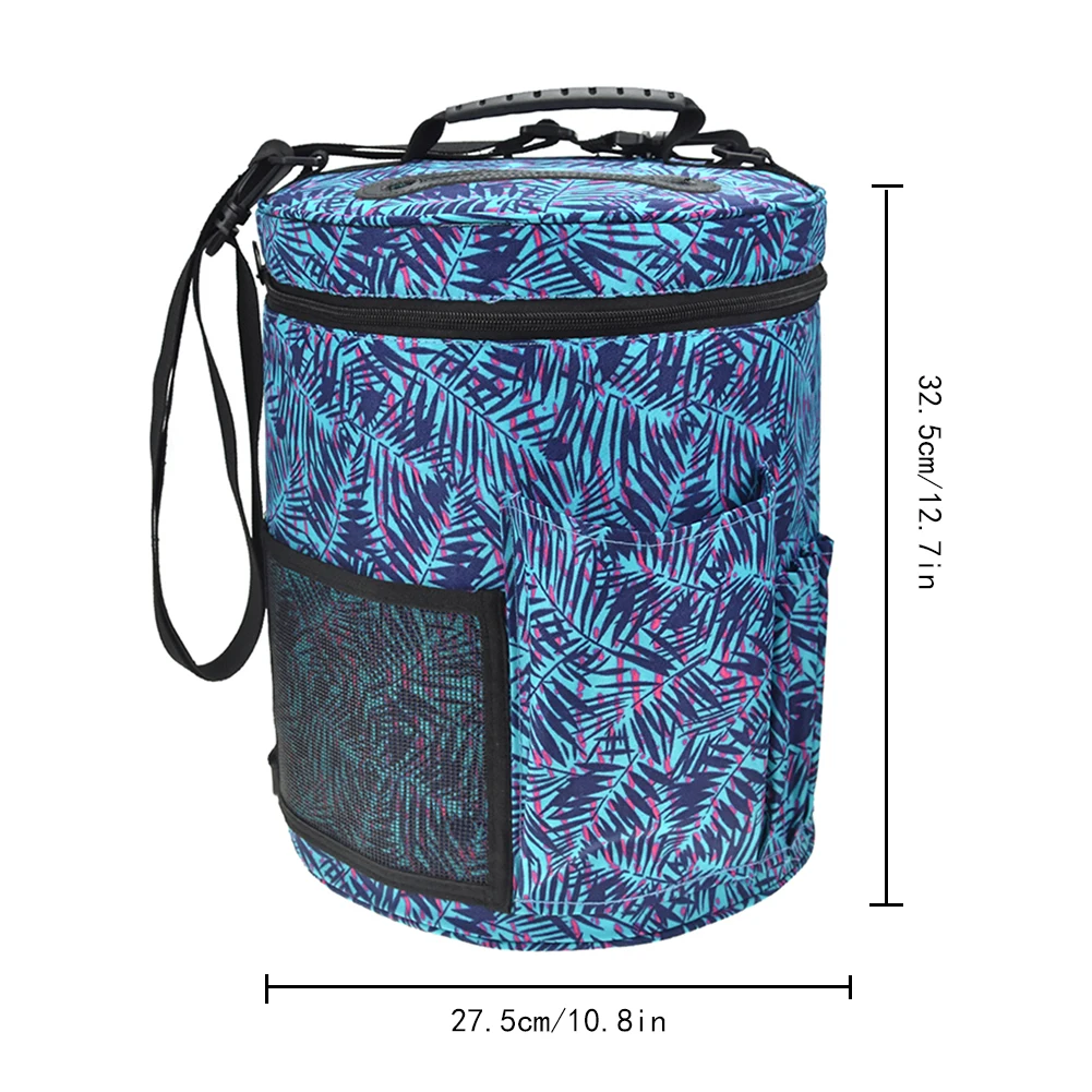 Большой цилиндр шерстяная сумка для хранения крючком подвеска шерстяной пряжи баррель хранения Портативный хранения коробка, корзина для хранения