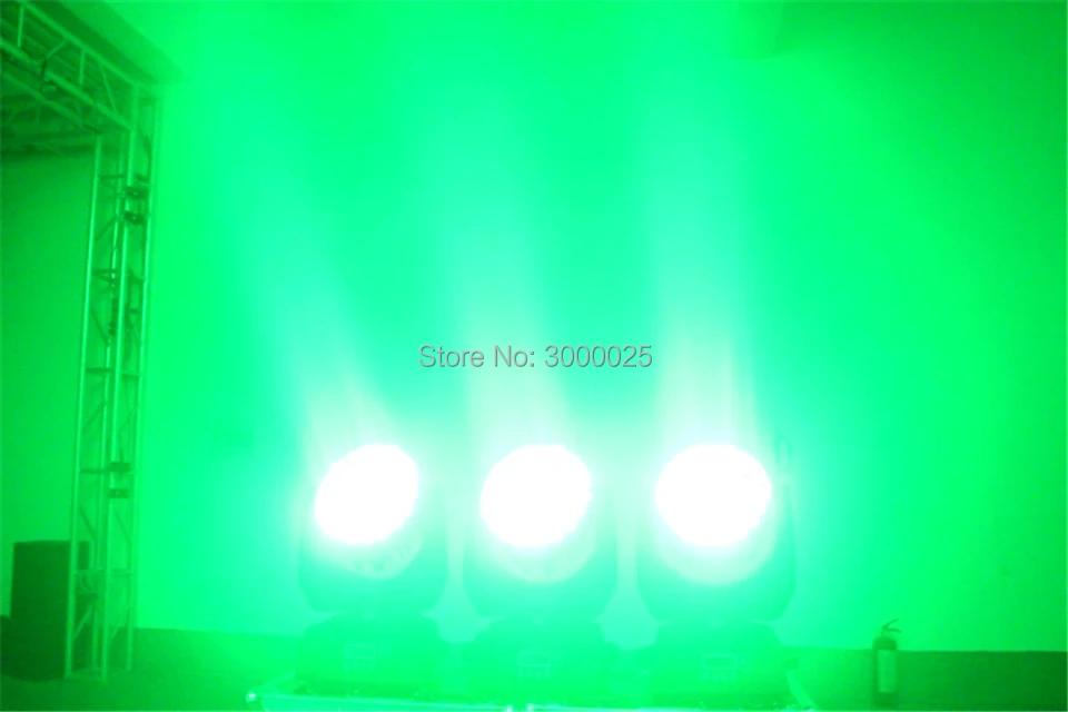 Luz em Movimento 4 Pçs e lote & Flightcase 36 10 w 36 1 Zoom Levou da Cabeça Rgbw 4in 10 w 4in 1 Rgbw Cree Led Zoom Moving Head Wash dj Americano 15 Efeito de Iluminação de palco