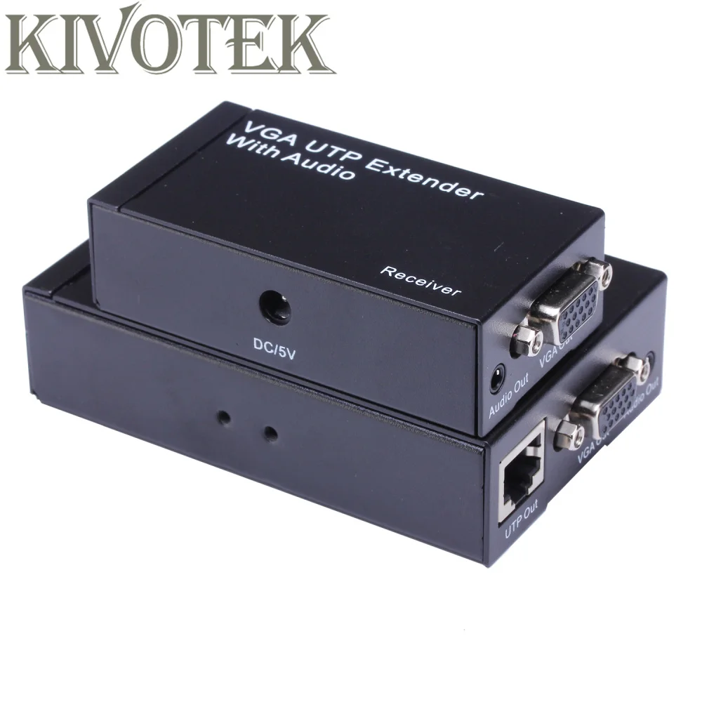 VGA удлинитель Trasmitter адаптер 300 м от Cat5/6 Lan соединительный кабель 1x1 сплиттер с