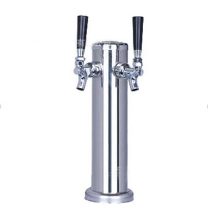Stainless Steel not adjustable beer faucet beer tower set, 2 holes beer column set kegerator tap homebrew for bar/Restaurant Stainless Steel not adjustable beer faucet beer tower set, 2 holes beer column set kegerator tap homebrew for bar/Restaurant