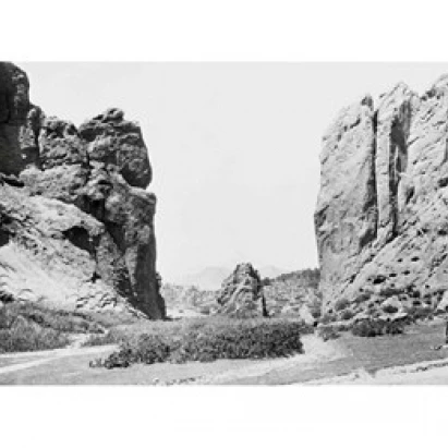 The Gateway and Pike's Peak Poster Print (24 x 18)
