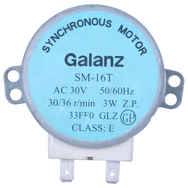 Sm-16t ac 30v 3,5/4 w 30/36 об/мин синхронный двигатель для микроволновой печи Galanz