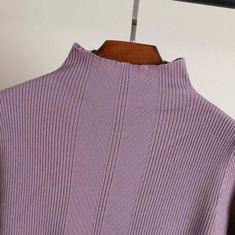 GOPLUS Autumn Winter Women Pullover Sweater Knitted Long Sleeve Elasticity Casual Jumper Fashion Slim Turtleneck Female Sweaters GOPLUS Autumn Winter Women Pullover Sweater Knitted Long Sleeve Elasticity Casual Jumper Fashion Slim Turtleneck Female Sweaters