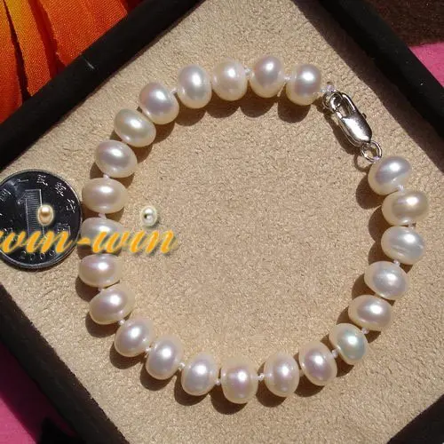 

FREE SHIPPING Real Freshwater Pearl Bracelet Jewelry Charm/Beautiful/Elegant/Gorgeous/Fancy Jewellery