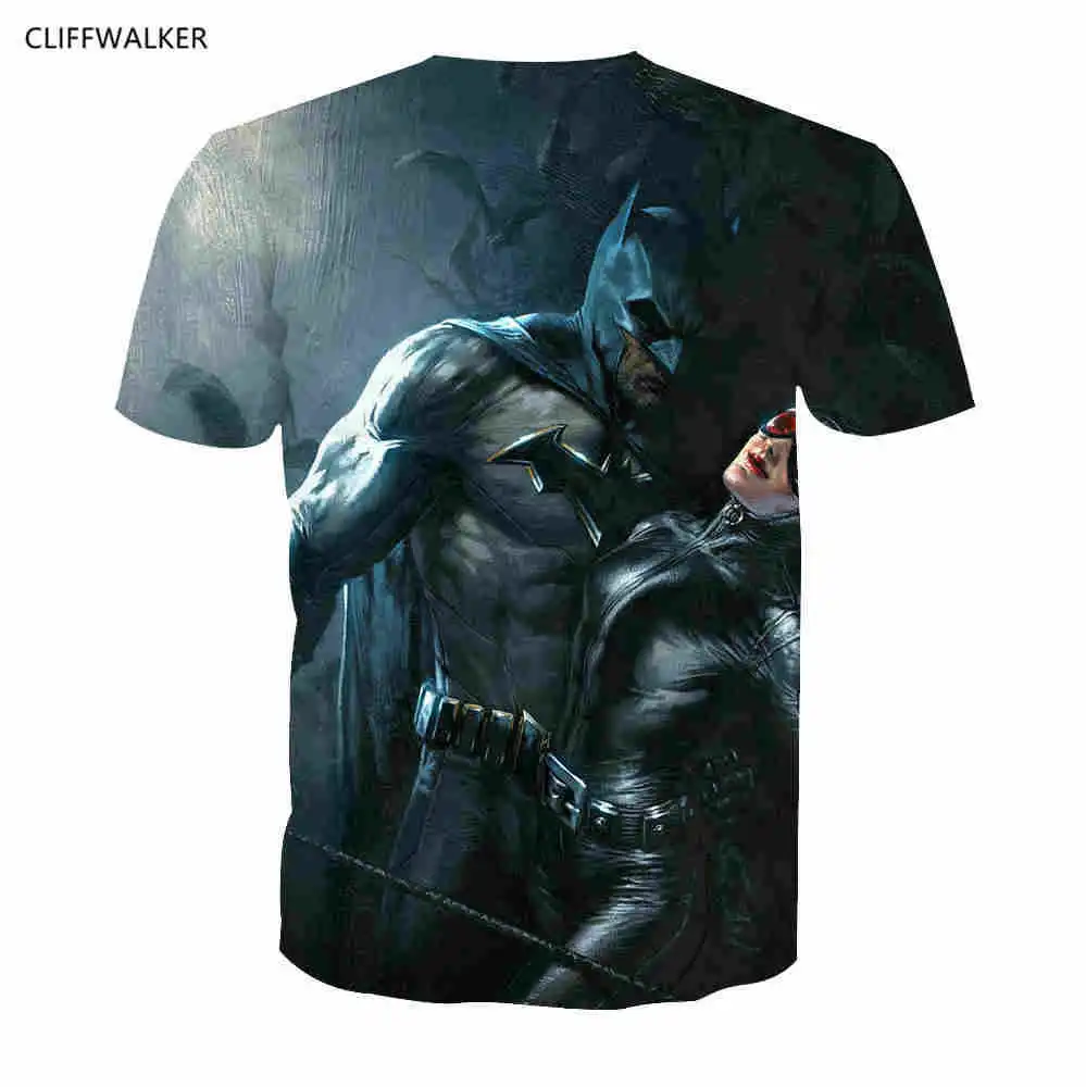 Дропшиппинг Повседневное 3d печатных Для мужчин футболка DC Супермен Бэтмен герой