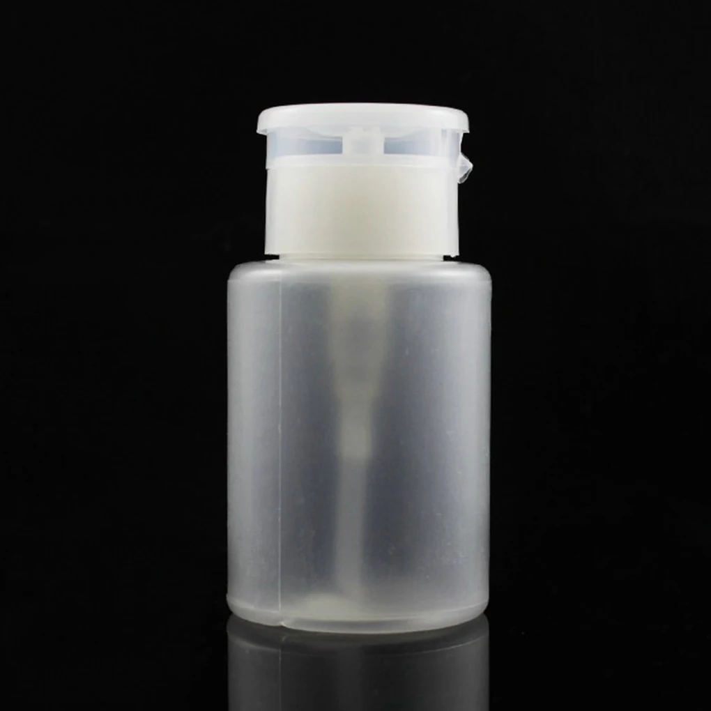 Портативный 60 мл/120 мл пустой прозрачный дозатор бутылки с дозатором пластика для снятия лака для ногтей контейнер для очистки
