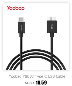 Yoobao YB402 2.1A белый кабель 3 м 2 м 1 м Micro USB кабель Mini USB кабели для мобильных телефонов для samsung htc Nokia SONY Xiaomi huawei