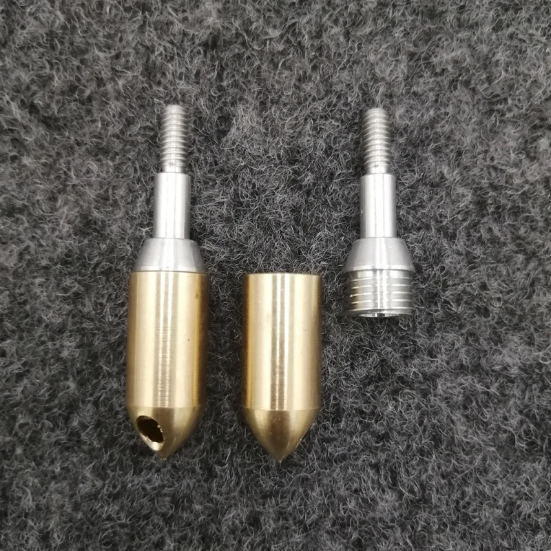 

1pc Archery Whistle Copper Broadhead 125Grain Traditional Arrowhead Arrow Point Tips Screw On Arrow Hunting