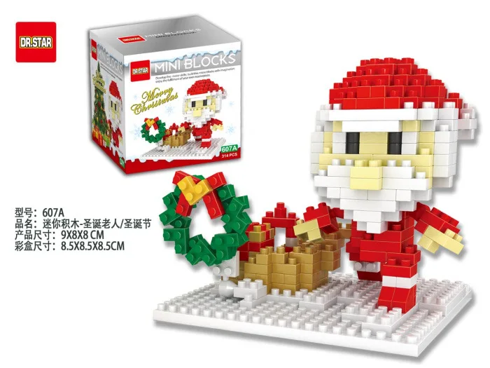 Dr Star Mini Blocks Deer Nanoblocks Snowman DIY Bu...