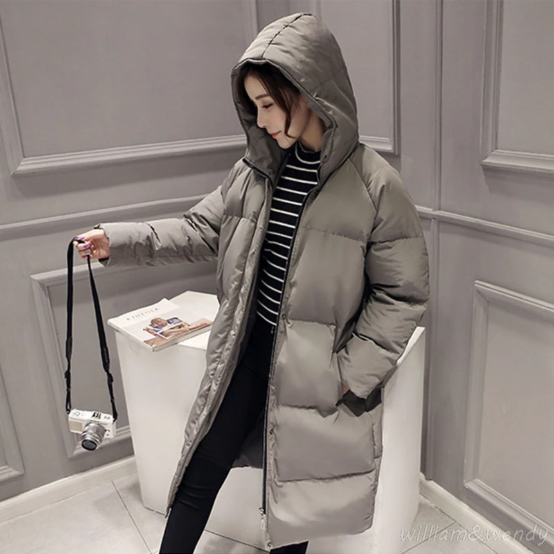 Woman Winter Warm Cloak Windcheater Hooded Cheap Long B font b Jacket b font Thick Maxi