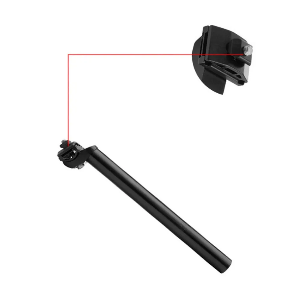 2018 جديد سبائك الألومنيوم دراجة seatpost MTB الطريق دراجة هوائية جبلية الأسود مقعد آخر مقعد أنبوب 27.2/28.6 */30.4 ** 300 مللي متر دراجة أجزاء