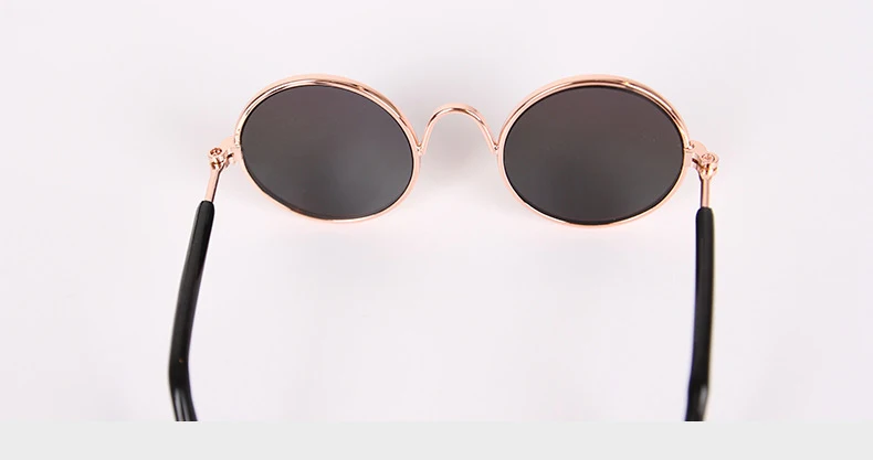 Cool Pet Sunglasses Hot Sale Fashion Cat Eye-wear Pet Accessories UV Protective Goggles Resin Lenses For Poodle Kitty Small Dog (5)