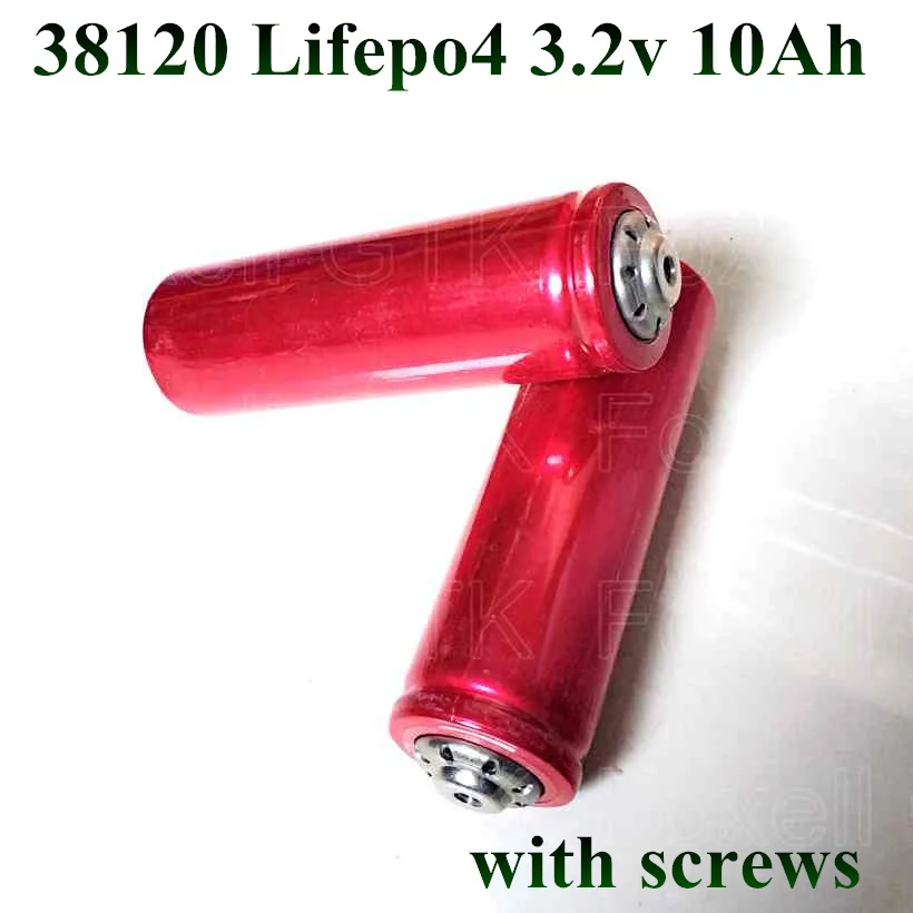 8 шт. lifepo4 3,2 В 10Ah ячейка 38120 3,2 В 10ah deep life po not lithium 30A для упаковки diy 12 В 10ah power storage+ винты