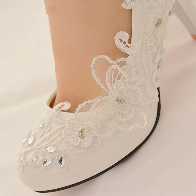 2019-high-heels-wedding-shoes-bride-rhinestone-lace-Bow-white-ladies-shoes-woman-platform-high-heels (2)