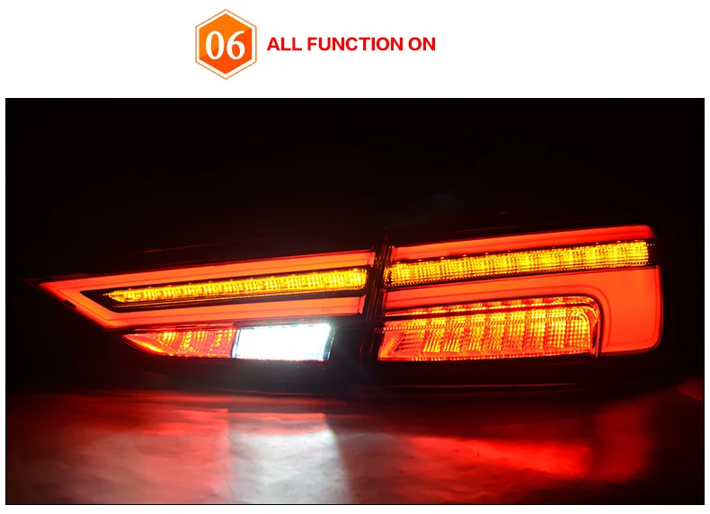 AKD автомобильный Стайлинг для Audi A3 задние фонари 2013- A3 светодиодный задний фонарь светодиодный DRL динамический сигнал тормоза заднего хода авто аксессуары