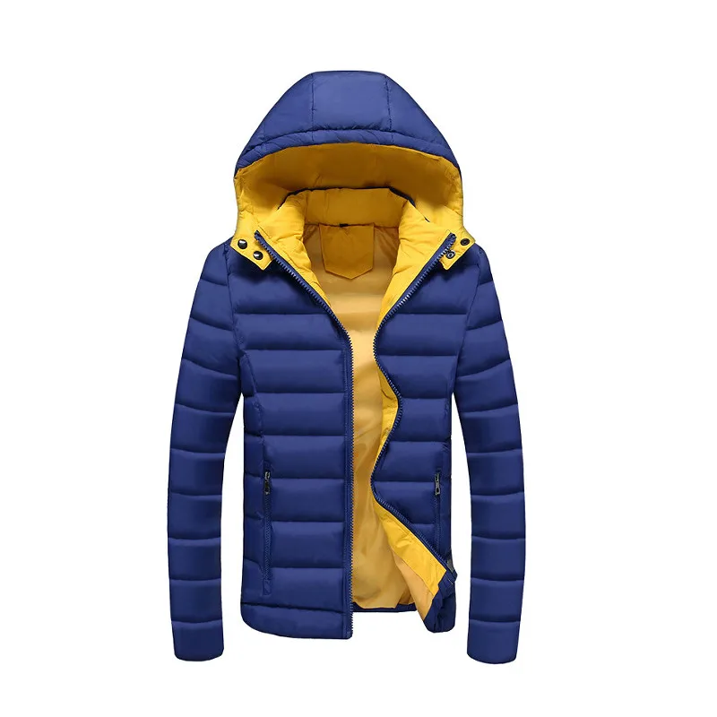 2017 New Hot Men s Winter Casual Parkas Hooded Thicken Jacket for Women Slim Fit Jacket