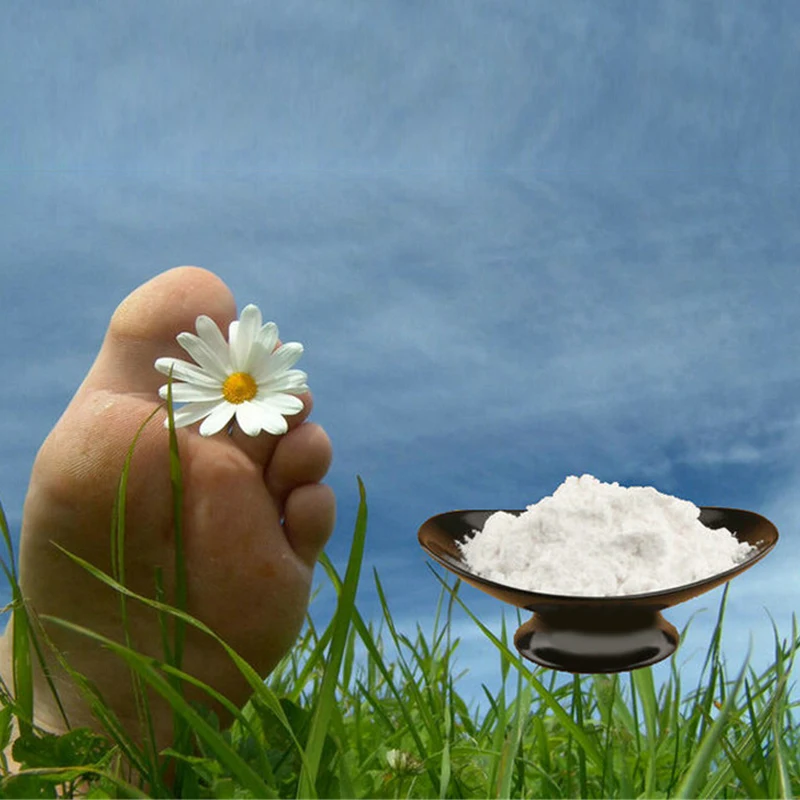 New 120g silver loose-packed alum mineral crystal solid antiperspirant deodorant absorbent absorber smelly feet foot remover