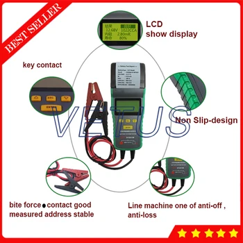 

DY2015B Automtive Battery System Tester For Testing 12V battery With Built in Printer Battery Tester For Car battery life Tester
