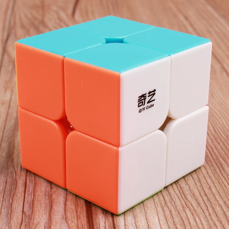 

QIYI Brand Warrant 2X2X2 Magic Cube Pocket Puzzle Speed Rubike Cube Professional Educational Funny Toys for Children QIDI S-163