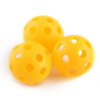 

20 x Golf Tennis Practice Training Balls Airflow Hollow Perforated Plastic