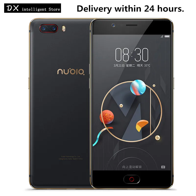 Смартфон zte Nubia M2 NX551J 5 дюймов FHD 4 Гб + 64 MSM8953 Snapdragon 625 Восьмиядерный 16MP 13MP двойная