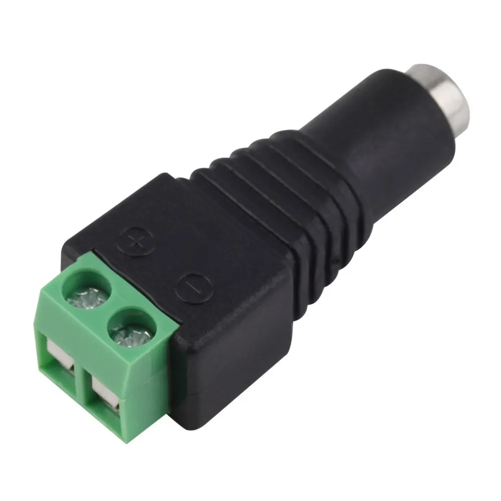 

5pcs or 1pcs DC 12V Power Plug Adapter Connector Female For 5050 3528 LED Strip Light Wholesale Dropshipping