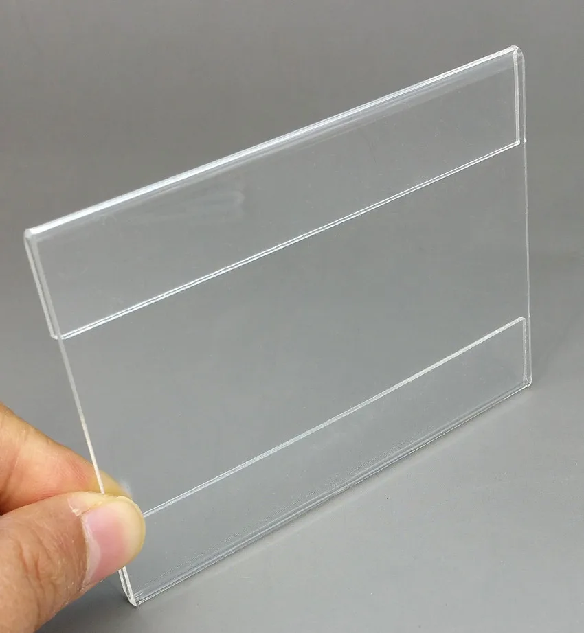 13x10cm acrylic t12mm plastic sign price tag label paper promotion name card display holders 1000pcs in stores good quality in badge holder accessories - Card Display Holder 13x10cm acrylic t12mm plastic sign price tag label paper promotion name card display holders 1000pcs in stores good quality in badge holder accessories - Card Display Holder