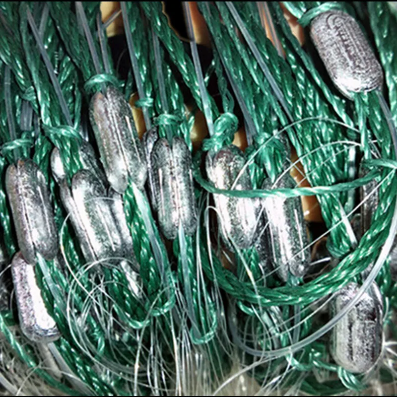 quality H15*L150M 3 layer 7cm mesh sink net gill net fish trap sticky fishing net  pesca outdoor Reservoir fishing network  