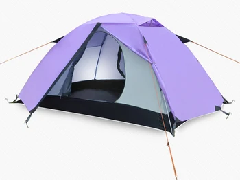 

High-end Aluminum Pole Double Layers 1-2 Person Waterproof RipStop Camping Tent, CZ-035 Ripstop Tent,Beach Tent,backpacking tent