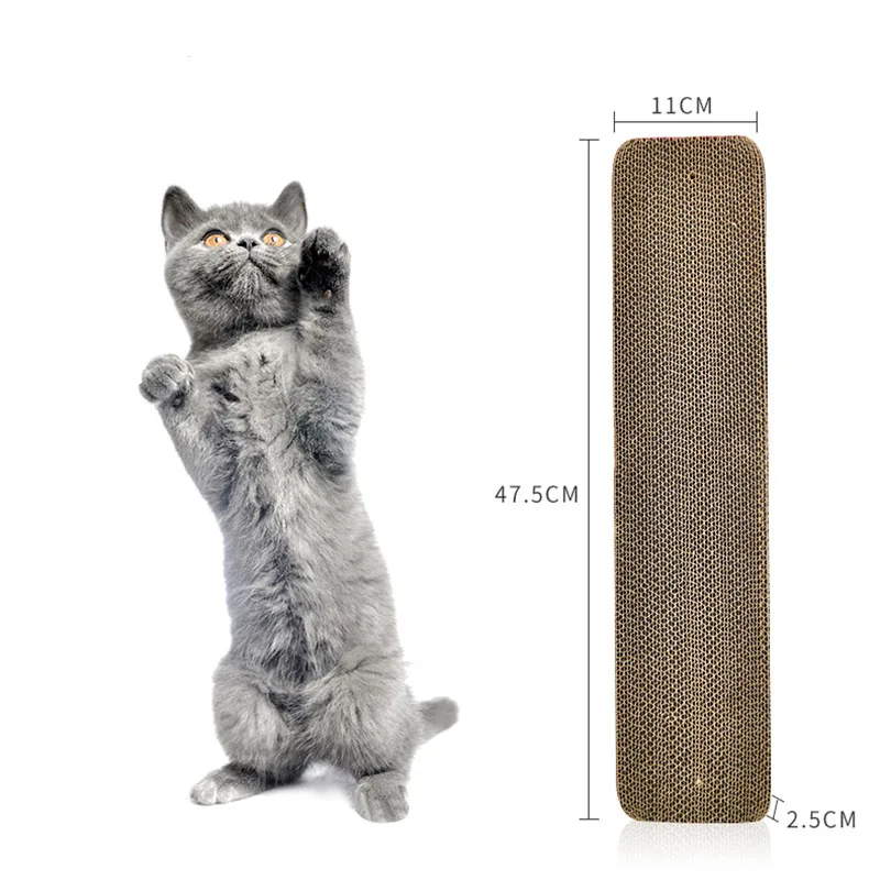 

2Pcs Cat Kitten Corrugated Scratch Board Pad Scratcher Bed Mat Claws Plate QP2
