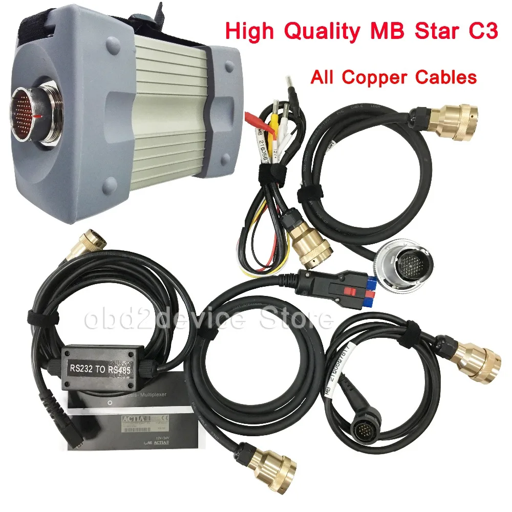 US $199.00 MB Star C3 Car diagnostic tool with software V092020 in hard disk MB C3 car diagnostic for MB car truck testing factory outlet