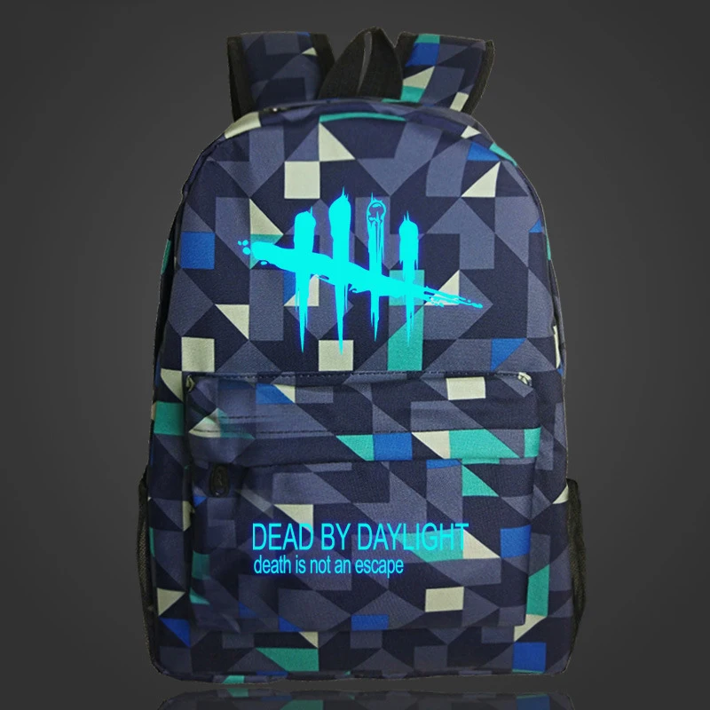 Рюкзак с принтом Game Dead by дневного света повседневная светящаяся дорожная