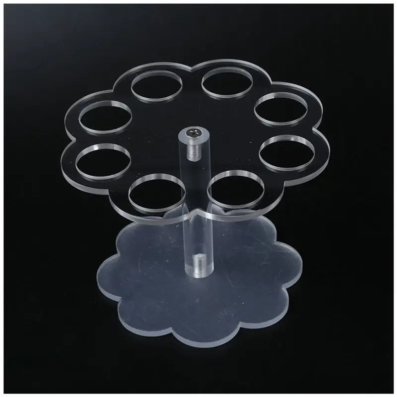 ABHU-Detachable 8 Holes Acrylic Ice Cream Cone Holder Stand