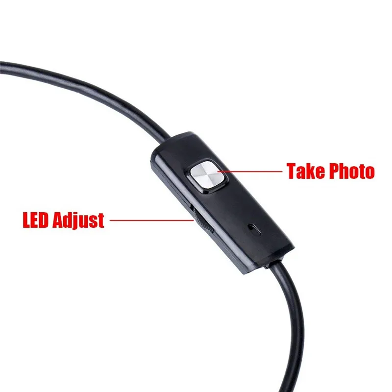 Водонепроницаемый мобильный эндоскоп камера осмотр гибкий мини-usb Android телефон зум объектив для автомобиля змея кабель бороскоп 5,5 мм/7 мм