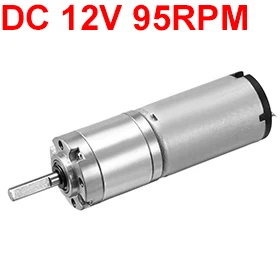 

Uxcell Hot Selling 1PCS Planetary Gear Motor DC 12V 95RPM High Torque Speed Reducer w 22mm Diameter Metal Gears & Carbon Brushes