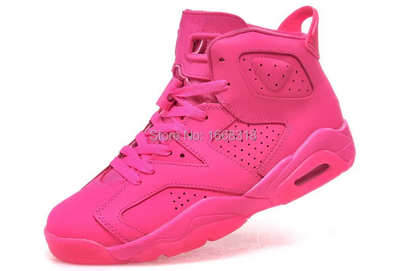 2015 new designed top quality 6 women's Basketball Shoes,free shipping women Sports pink Shoe