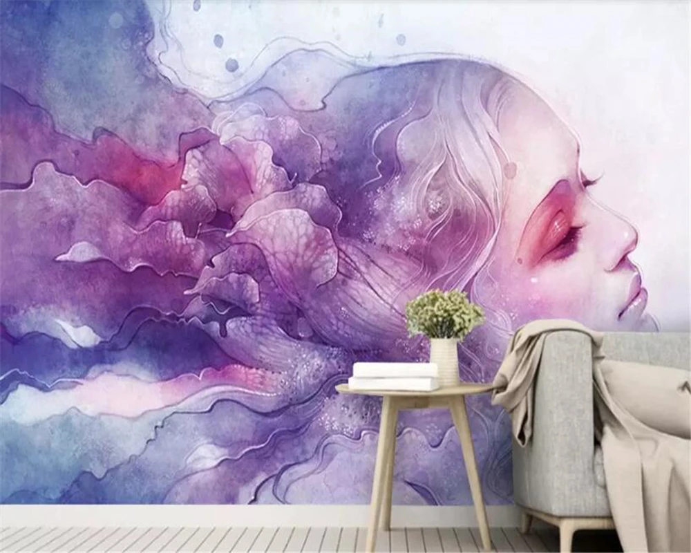 Beibehang 3d Wallpaper Symphony Hand Drawn Watercolor Anime Beibehang 3d Wallpaper Symphony Hand Drawn Watercolor Anime