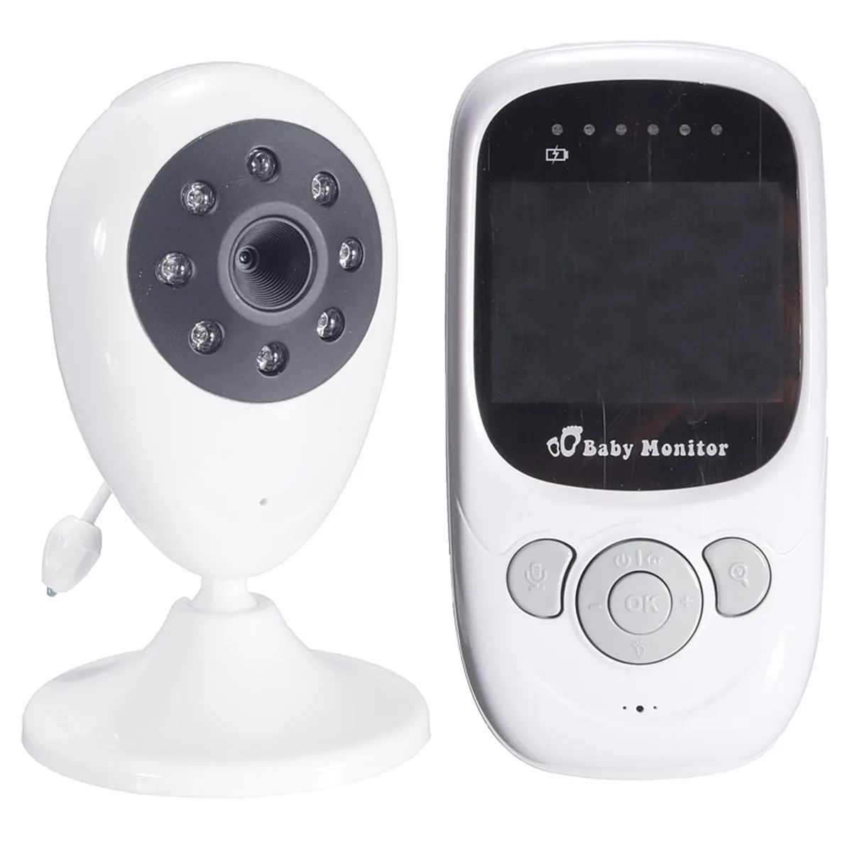 Online LCD Nirkabel Audio Video Baby Monitor Radio Pengasuh Musik Intercom IR 24 H Portable Bayi Kamera Wifi Baby Walkie Talkie babysitter