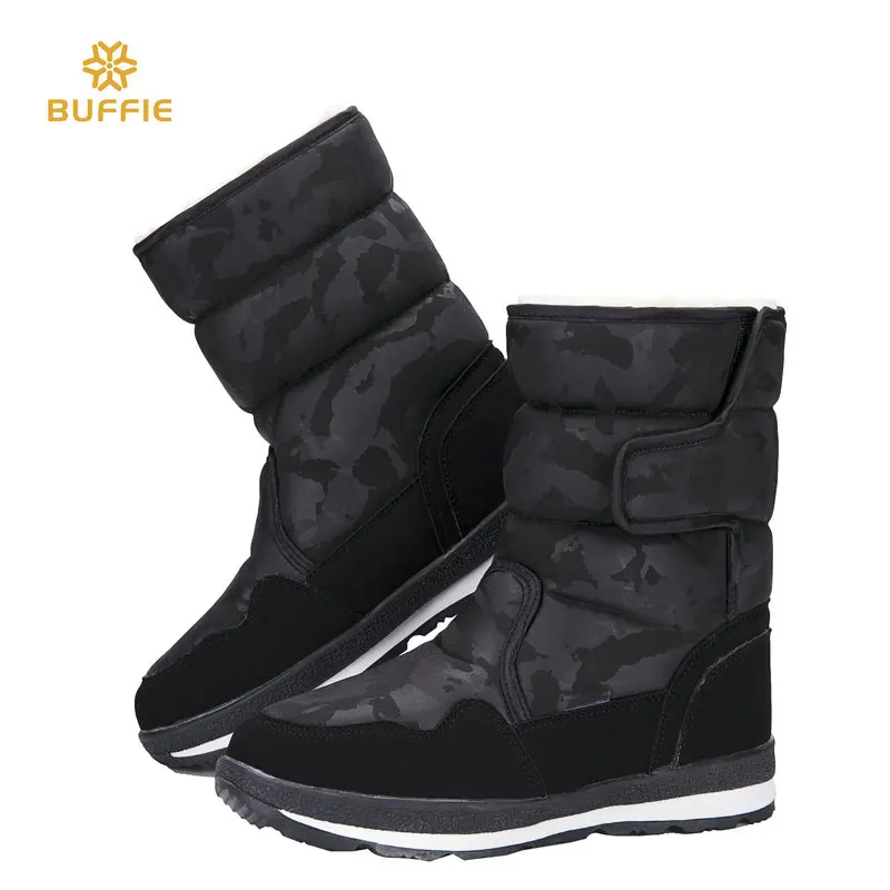 Vente Chaussures femme femme noir hiver botte de neige camouflage conception grande taille chaud de fourrure super qualité made in china semelle En Caoutchouc bottes livraison